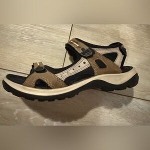 Men’s Ecco sandal - worn once for photo shoot.  Comfy.  Waterproof.